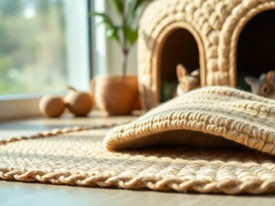 Hanfmatte: Naturprodukt für das Wohlbefinden Ihrer Kleintiere