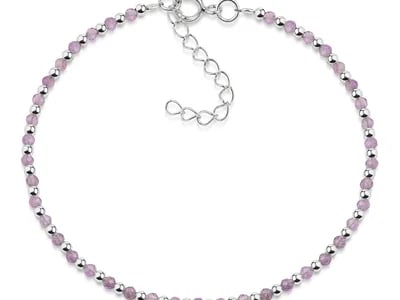 CrystalScents – Amethyst Armband für Eleganz und Leichtigkeit