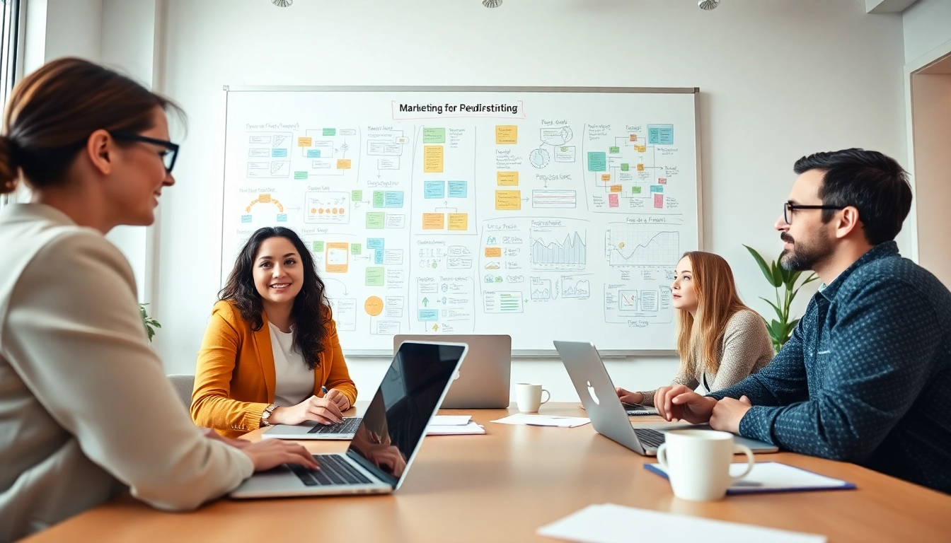 Enhance your marketing für pflegedienste with a dynamic team brainstorming session.