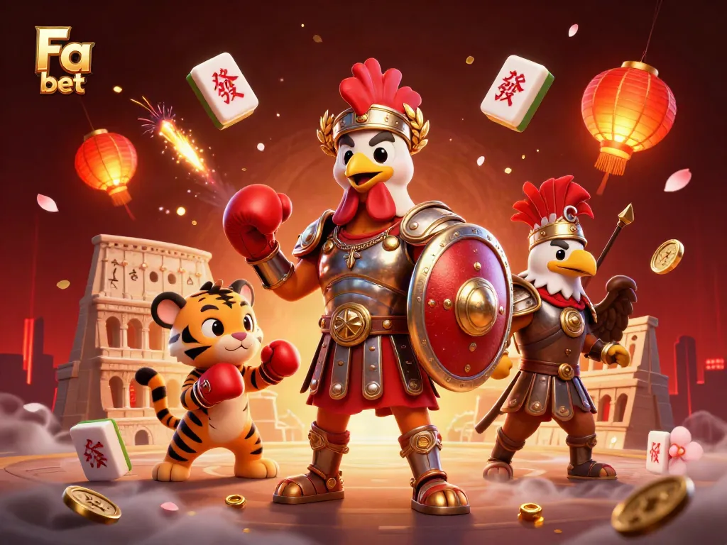 Experience thrilling bets at Fa bet, with colorful casino elements and dynamic characters in 3D.