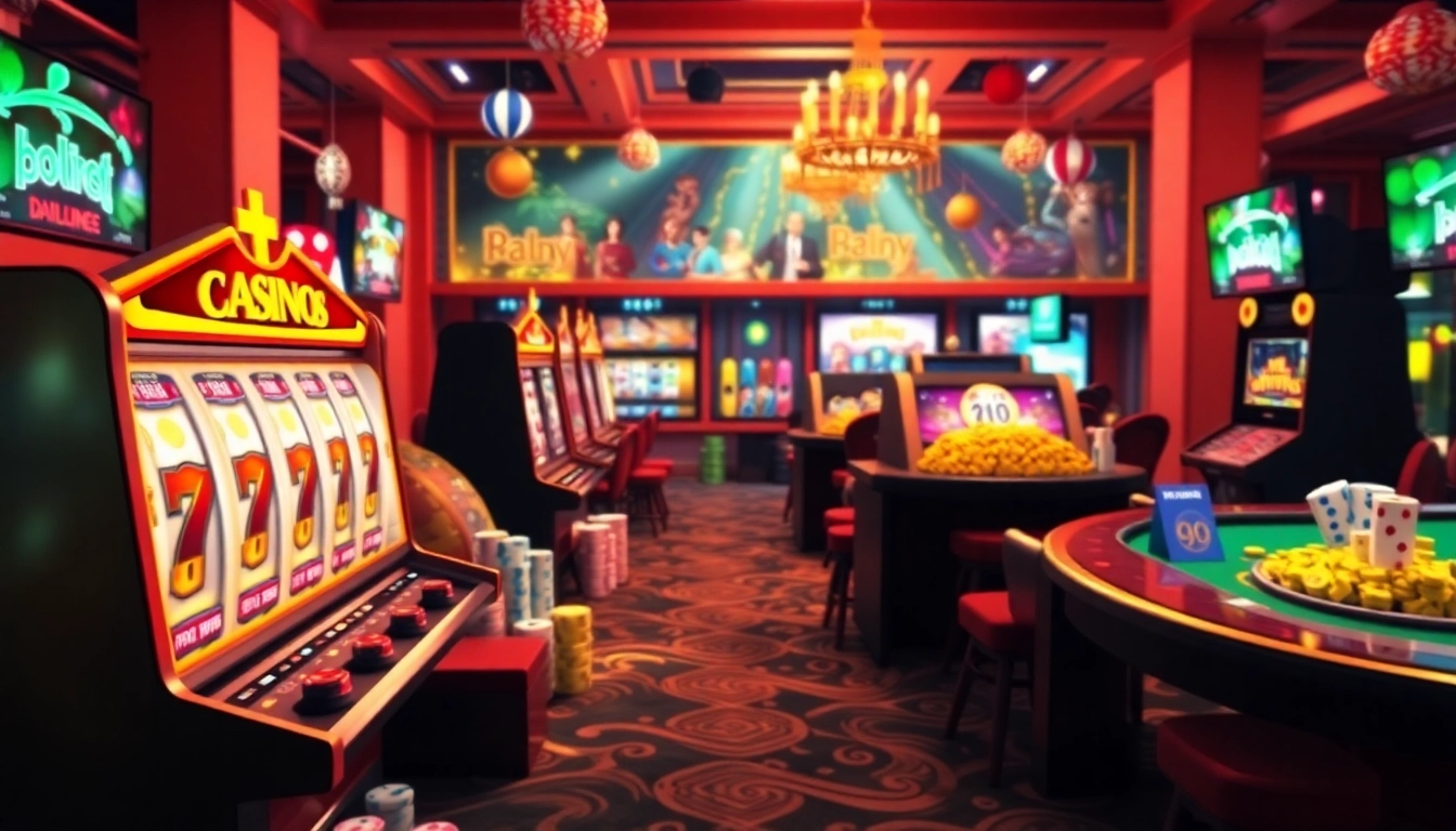 Explore the diversity of games available in casinos ohne deutsche lizenz erfahrungen, featuring colorful slots and table games.