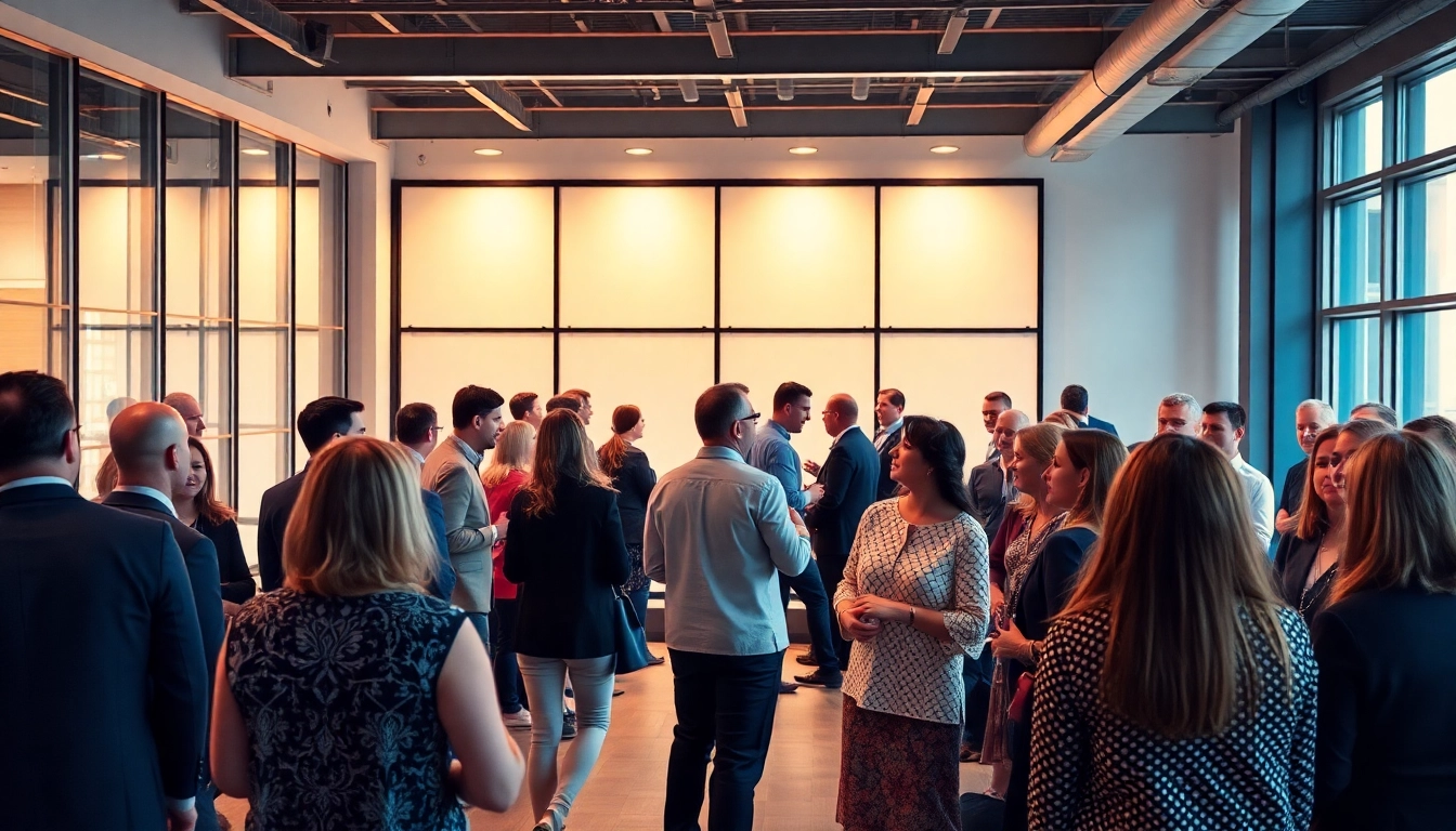 Networking-Event zur Jobsuche: Job durch Networking finden in einer einladenden Umgebung.