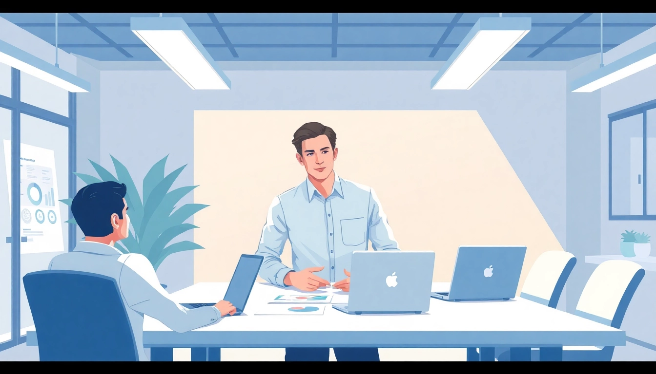 Business consultant analyzing strategies in an office, showcasing Unternehmensberatung services.