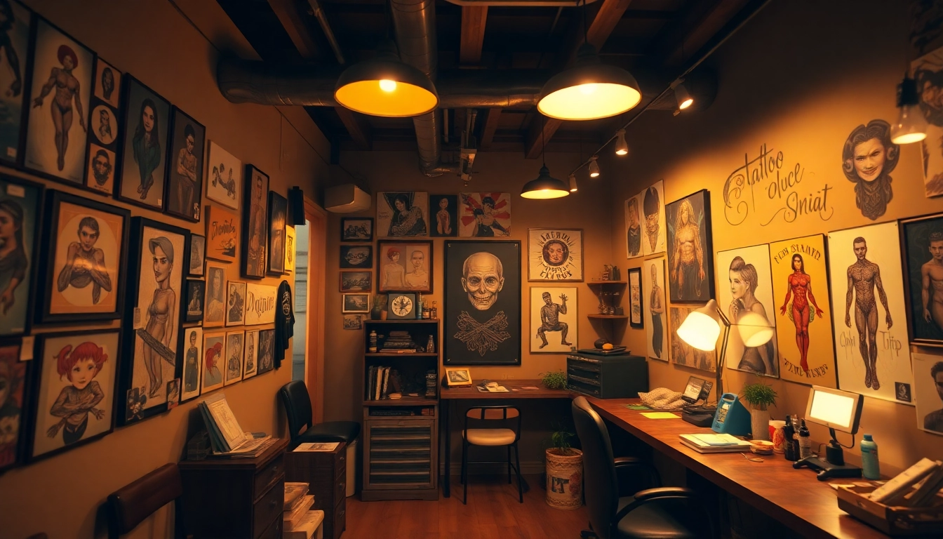 Artistic tattoo designs in Tattoo Studio München showcasing unique styles and talented artists.