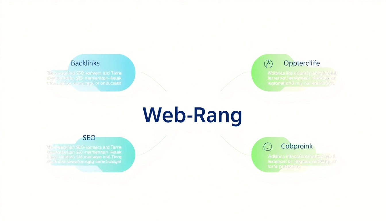Visualisieren Sie die entscheidenden Faktoren für den Web-Rang mit einem modernen Diagramm.