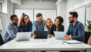 SEO.my team collaborating in an innovative office to enhance digital marketing strategies.