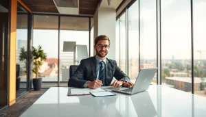 Headhunter Krefeld bietet professionelle Beratung in einem modernen Büro.