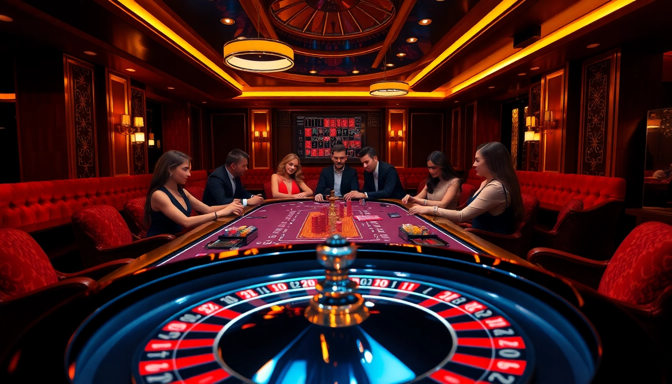 Experience thrilling poker action at a luxurious casino, represented by s8 org, featuring dynamic tables and vibrant players.