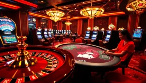 Watch players enjoy an exciting game at a vibrant casino using https://uu88.agency/ for thrilling betting experiences.