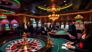 Experience the thrill of gaming at https://789clubac.cn.com/ with vibrant slot machines and an elegant roulette wheel.