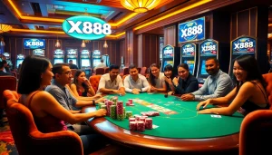 Experience the thrill of gambling at XX888 with vibrant poker action and stakes.