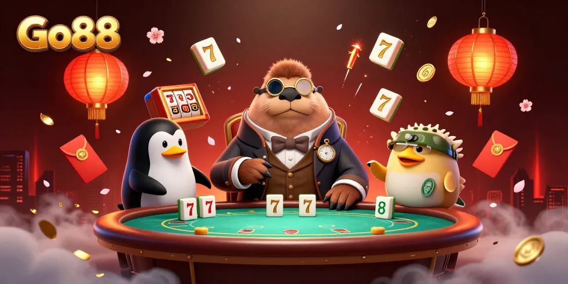 Go88 offers an immersive underwater poker experience with richly detailed casino elements.